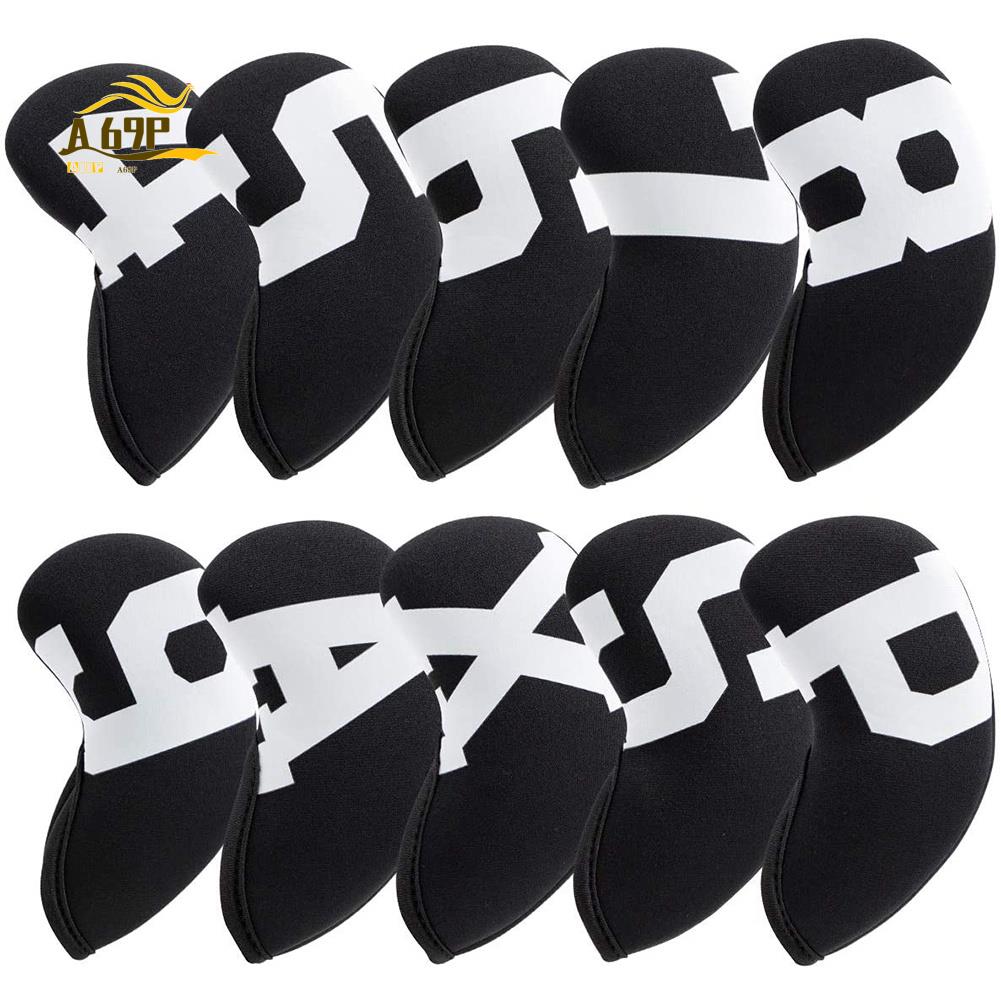 Golf Club Iron Set - A69P-Golf Iron Covers,Neoprene Golf Iron Covers