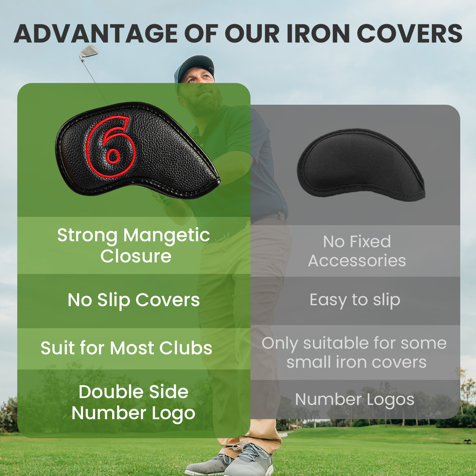 Golf Iron Covers Set Strong Ma - Golf Club Iron Set 리뷰 및 가격