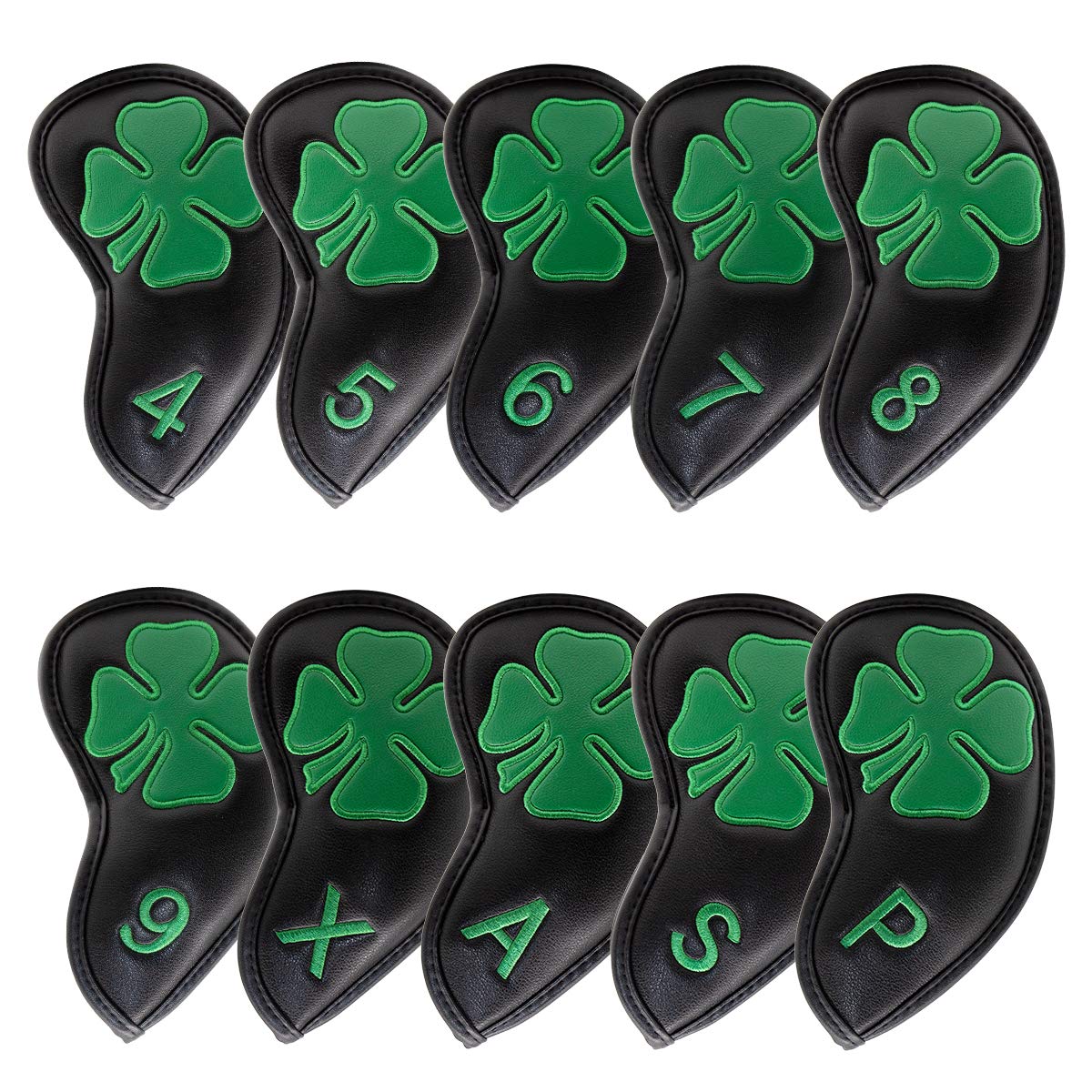 Golf Iron Head Covers Black Lu - Golf Club Iron Set 리뷰 및 가격