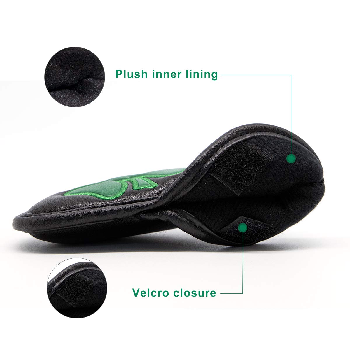 Golf Iron Head Covers Black Lu - Golf Club Iron Set 리뷰 및 가격