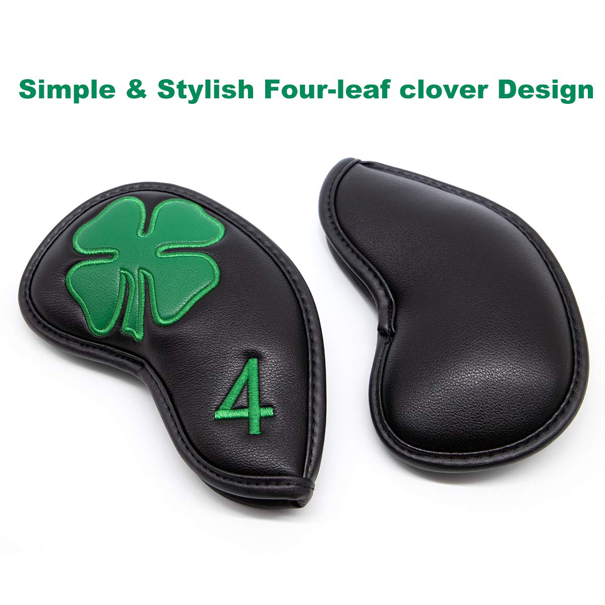 Golf Iron Head Covers Black Lu - Golf Club Iron Set 리뷰 및 가격
